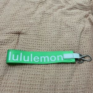 Lululemon Never Lost Keychain - Neon Green